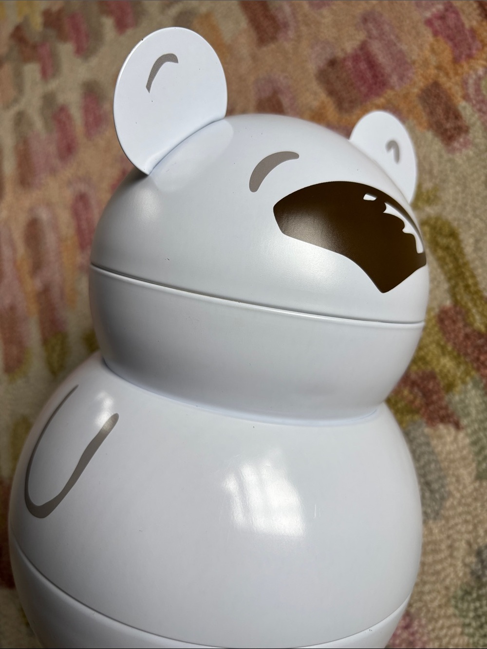 Lush Butterbear 10” Decorative Metal Storage Tin Rare Christmas Collector’s find - Picture 11 of 16